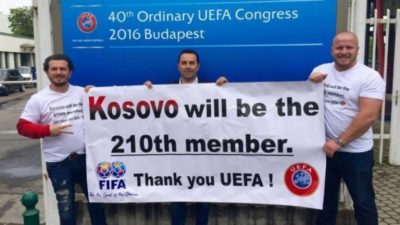 Kështu e falënderojnë UEFA-n dhe FIFA-n këta tifozë nga Kosova (Foto)